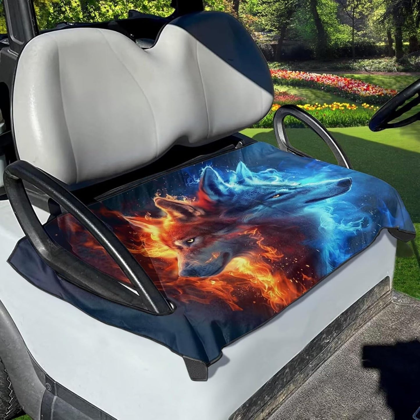 Golf Cart Accessories Anti-hot Golf Cart 50 X 30.9 Inches Seat Cushion Golf Seat Cushion Cover Towel Blanket Fits for Golf Club Cars
