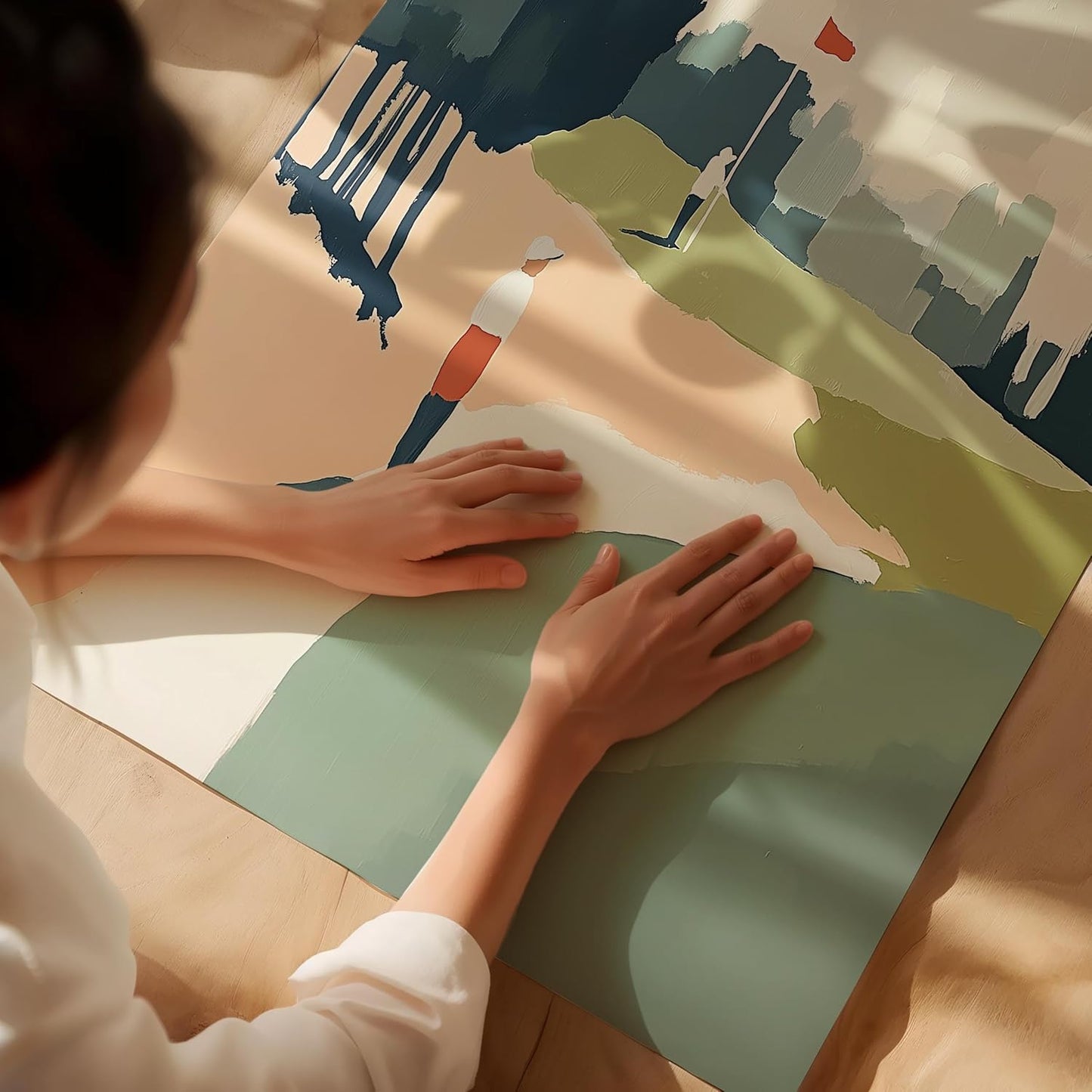 Golf Impressionist Art Print Posters - Premium Giclee Fine Art Prints - Sporty and Sophisticated Home Decor Posters, Golfer Art Prints for Home and Office Decor - Vintage Aesthetic, Ready to Frame