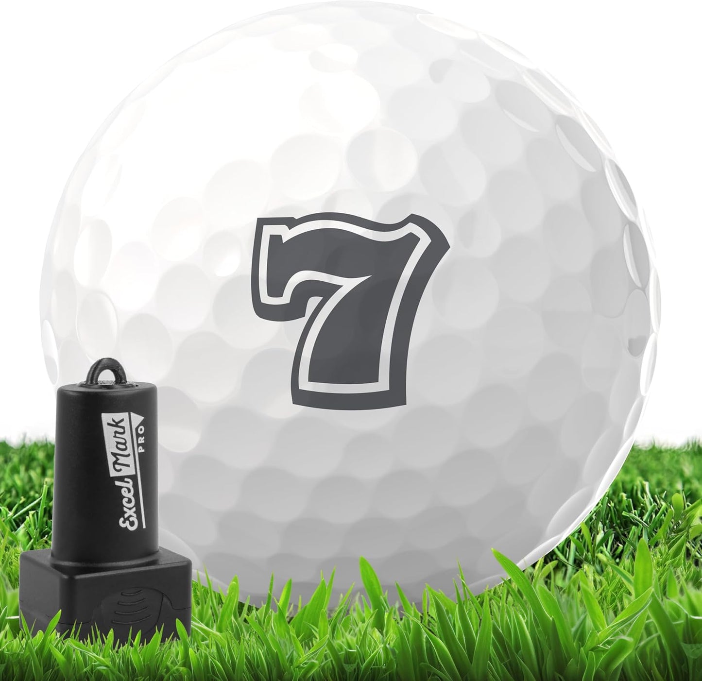 ExcelMark Pro Golf Ball Stamp - Easy Ball Identification - Choose from 25+ Styles and 4 Colors!