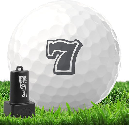 ExcelMark Pro Golf Ball Stamp - Easy Ball Identification - Choose from 25+ Styles and 4 Colors!