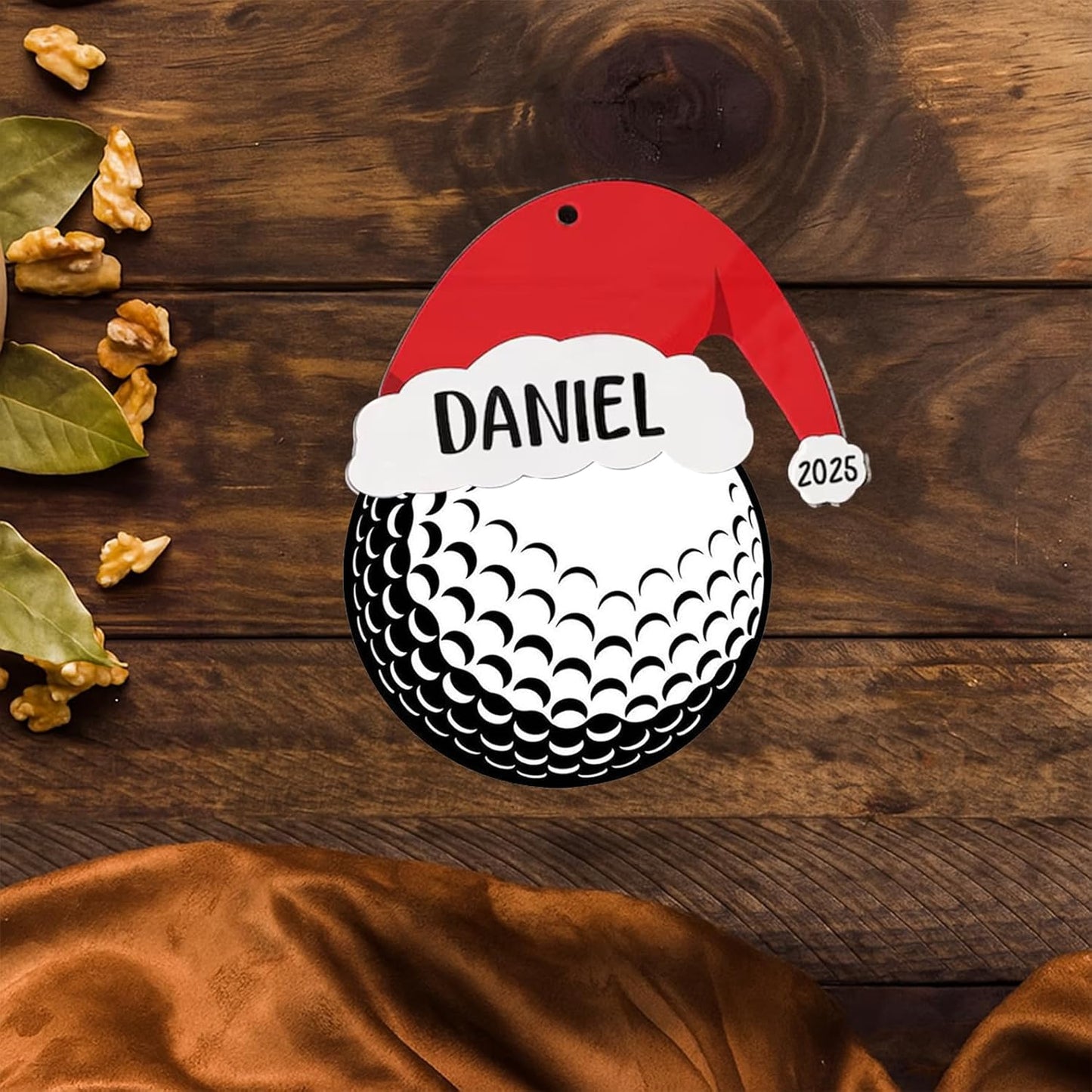 Personalized Golf Christmas Ornaments 2025, Custom Golf Christmas Tree Ornaments with Name, Team Ornament, Custom Coach Gifts, Hanging Decor, Gifts for Sports Lovers Boys, Xmas Gift 2025