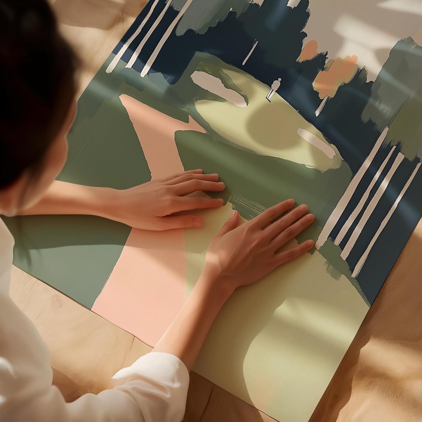 Golf Impressionist Art Print Posters - Premium Giclee Fine Art Prints - Sporty and Sophisticated Home Decor Posters, Golfer Art Prints for Home and Office Decor - Vintage Aesthetic, Ready to Frame