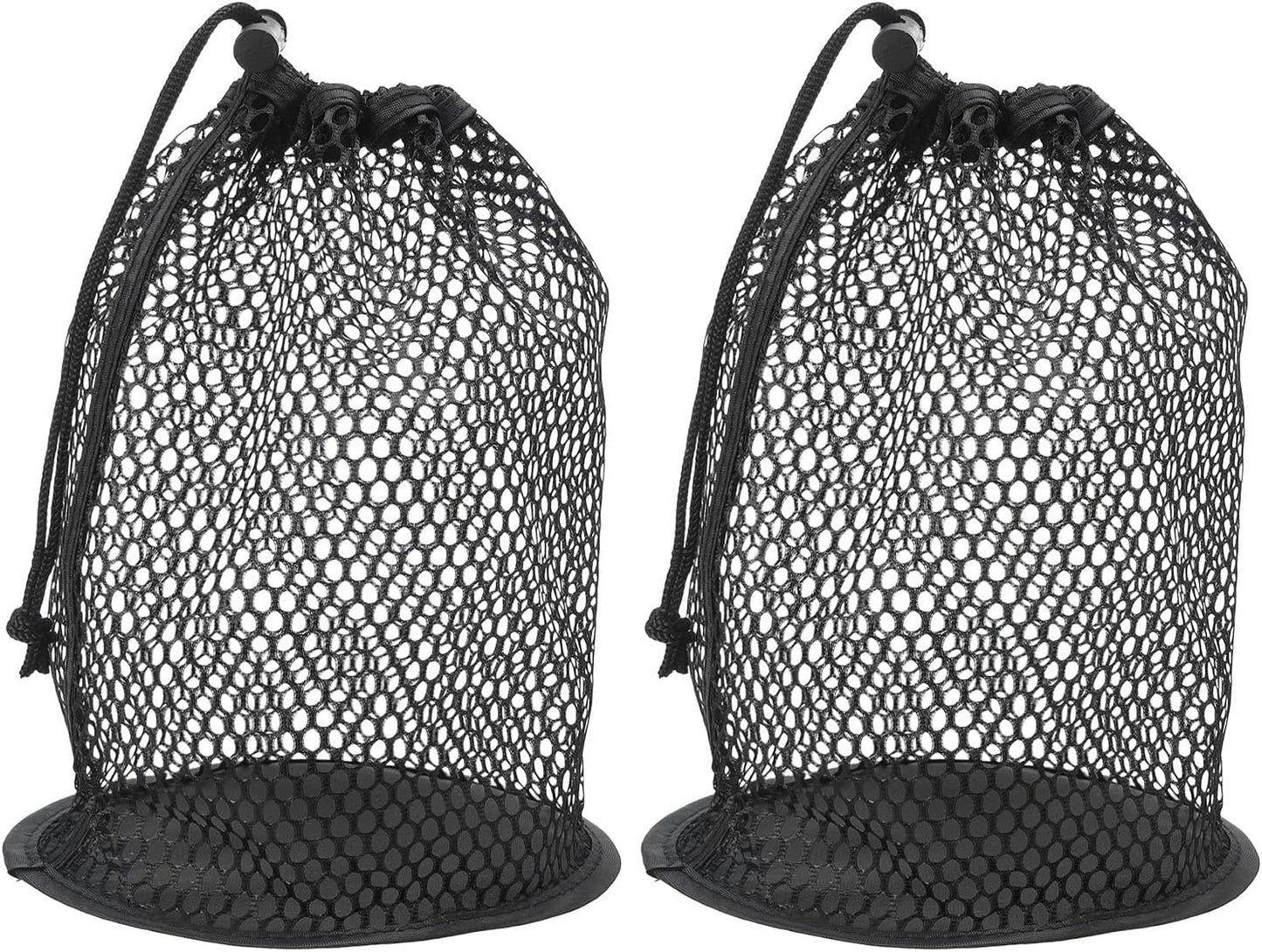 Golf Ball Storage Bag Nylon Mesh Golf Pouch with Adjustable Drawstring Closure for Balls Outdoor Sports Supplies
