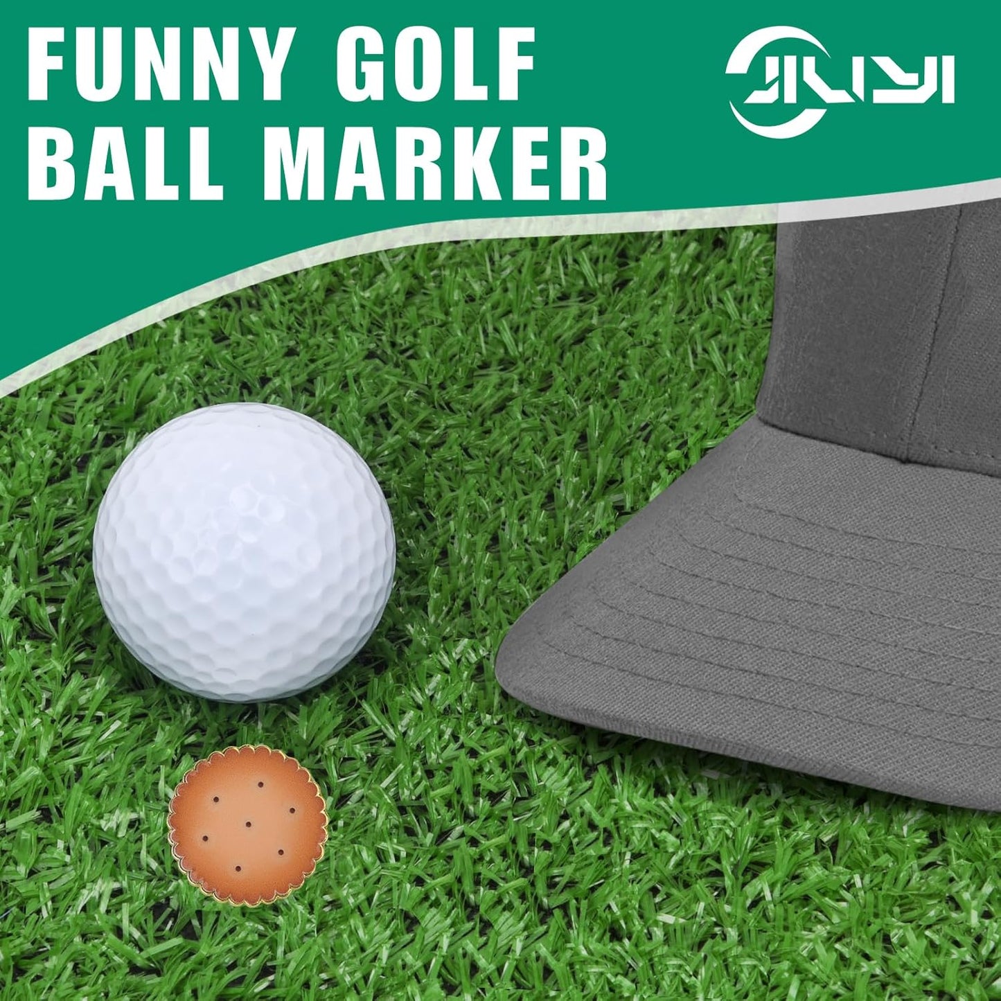 Golf Ball Marker Hat Clip, Golf Accessories for Men, Golf Ball Stamp, Funny Golf Gifts, Golf Gadgets