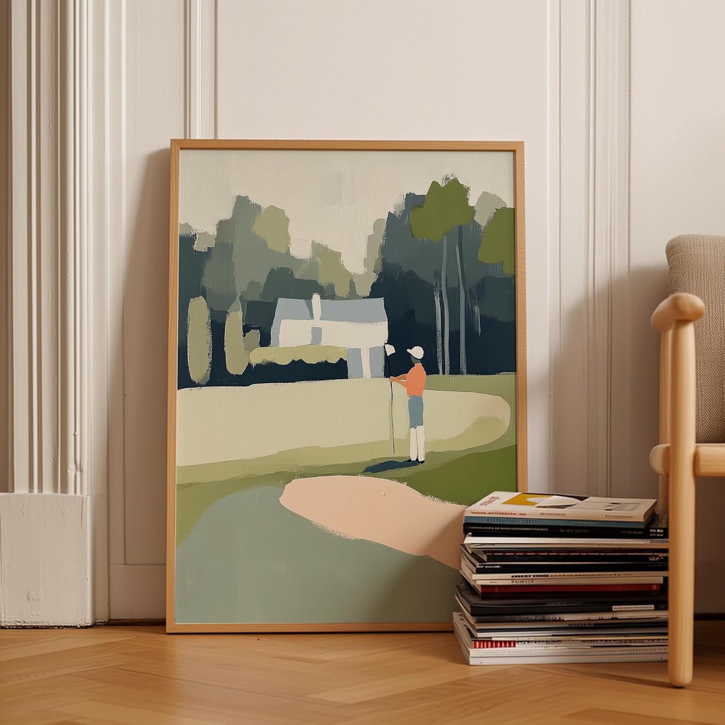 Golf Impressionist Art Print Posters - Premium Giclee Fine Art Prints - Sporty and Sophisticated Home Decor Posters, Golfer Art Prints for Home and Office Decor - Vintage Aesthetic, Ready to Frame