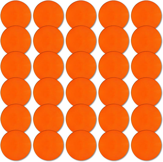 Poly Spot Markers 9 inch Non-Slip Rubber Agility Markers Flat Field Cones Floor Dots for Football, Soccer, Basketball Training Markers, School Activities, Exercise Drills, Social Distancing