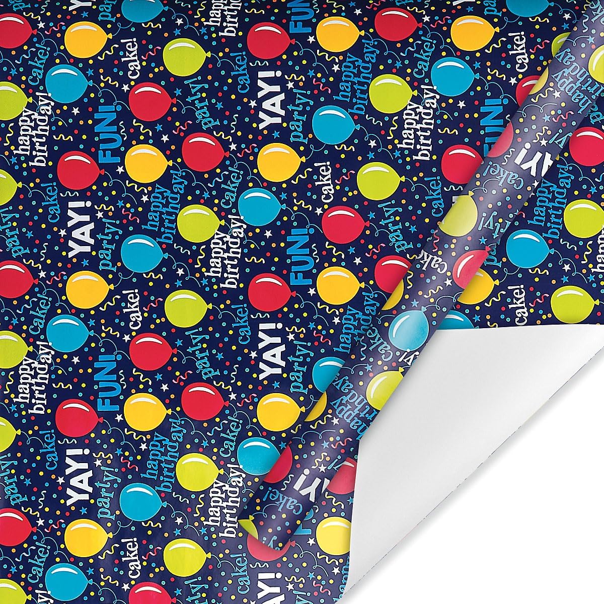 Current It's My Party Jumbo Rolled Gift Wrap - Premium Semi-Gloss 23-Inch x 32-Foot Wrapping Paper Roll, 61 Square Feet Total