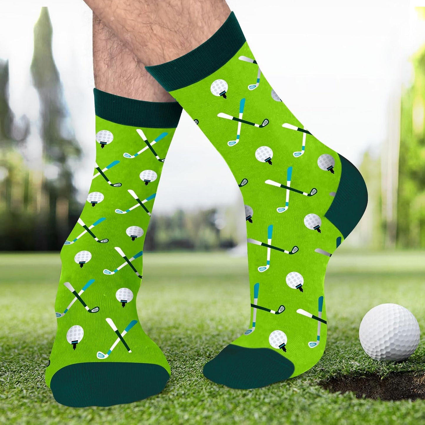 VICRAZY Golf Gifts for Men, Women - Golf Accessories, Golf Socks for Dad, Mom - Funny gift, Christmas Gifts, Stocking Stuffer