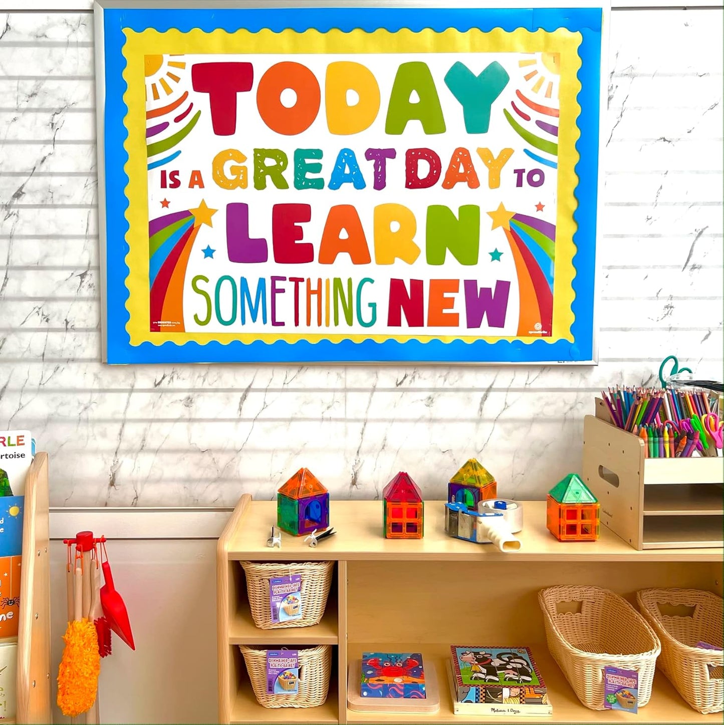 Sproutbrite Classroom Decorations - Banner Posters for Teachers - Bulletin Board and Wall Decor for Pre School, Elementary and Middle School