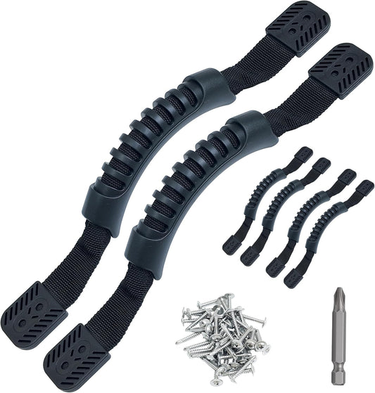 Kayak Pad Eyes/Kayak Handle,Pad Eye with Rivets; Kayak Handle with Accessories, Suitable for Multi-Brand Boats, Canoe Accessories, Luggage, Tether Cleats, etc