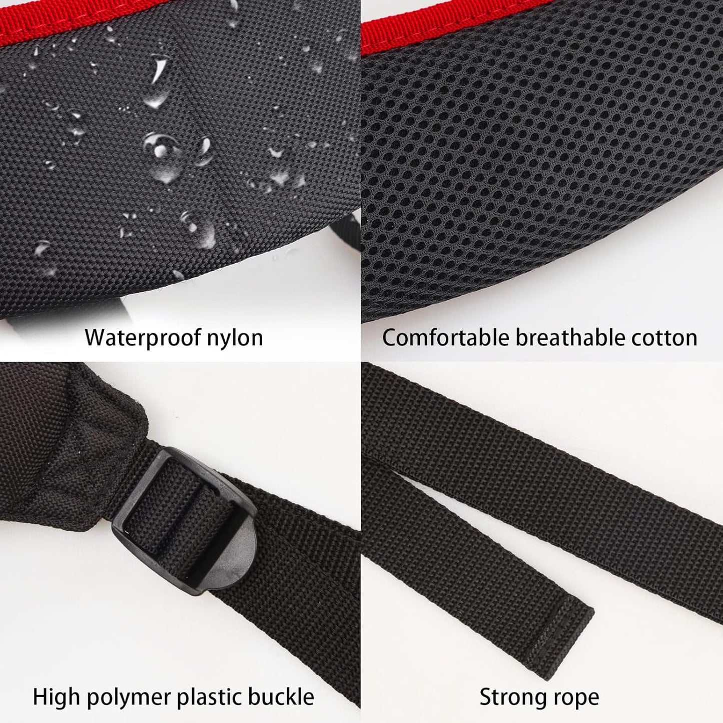 BIG TEETH Golf Bag Strap,Adjustable Padded Bag Strap Replacement,Golf Double Shoulder Bag Straps with 4Pcs Rotate Hooks