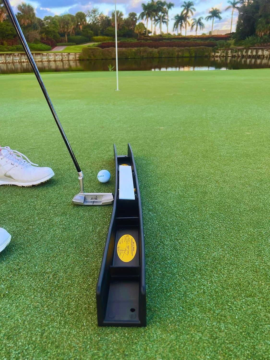 The Putting Arc - MS3D Model - Golf Training Aid Used to Perfect Your Putting and Reduce Your Score! - Practice and Master Your Putting Fundamentals! - Midnight Black - Proudly Made in The USA