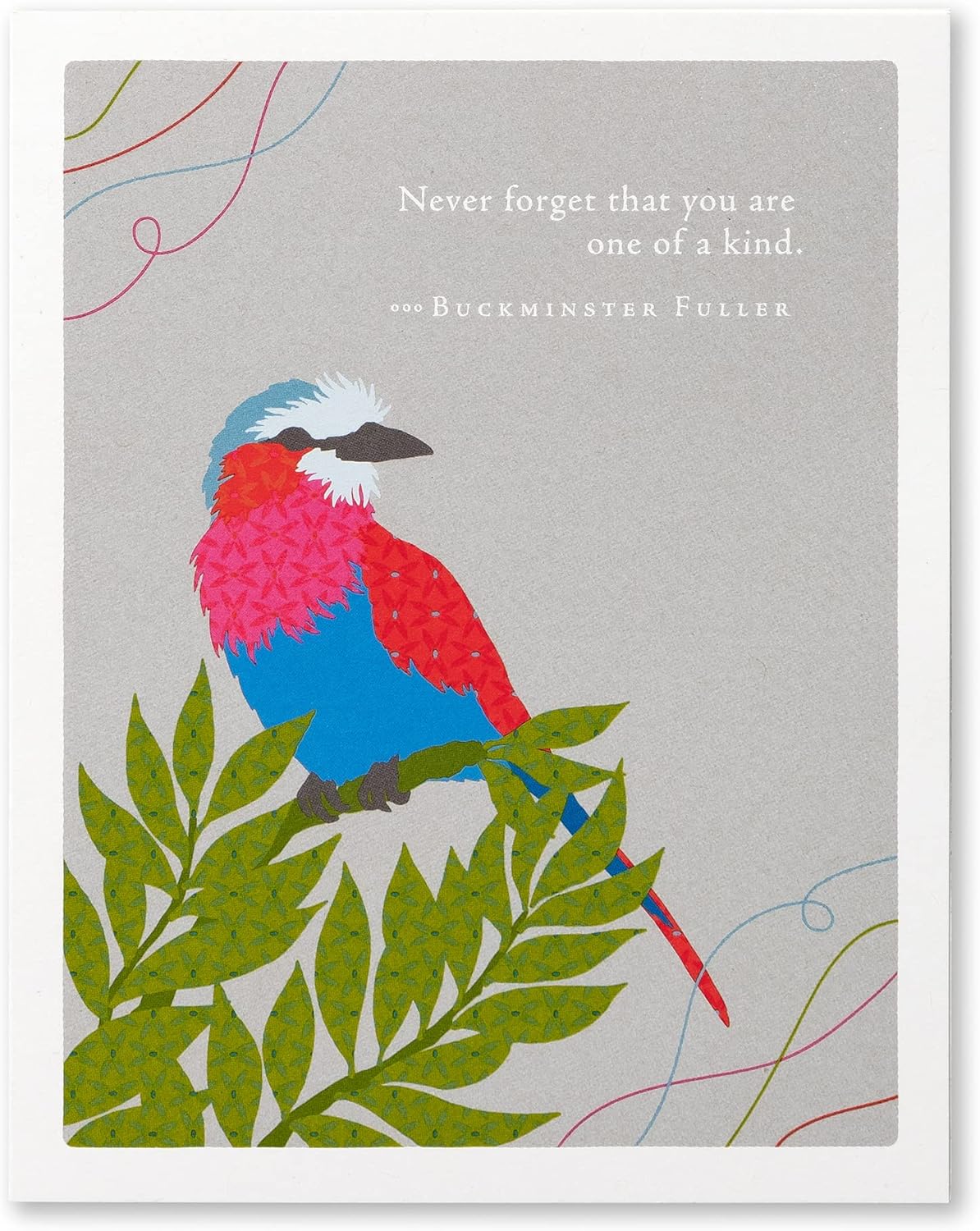 Compendium Positively Green 4-Pack of Birthday Cards – Nature (Four Different Designs, One Card Each, with Envelopes)