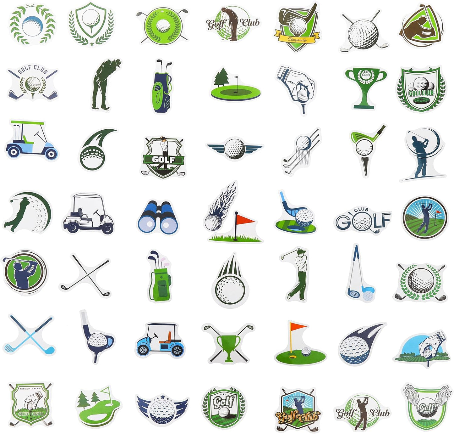 100 Pack Golf Stickers, Golf Party Favors, Birthday Decorations