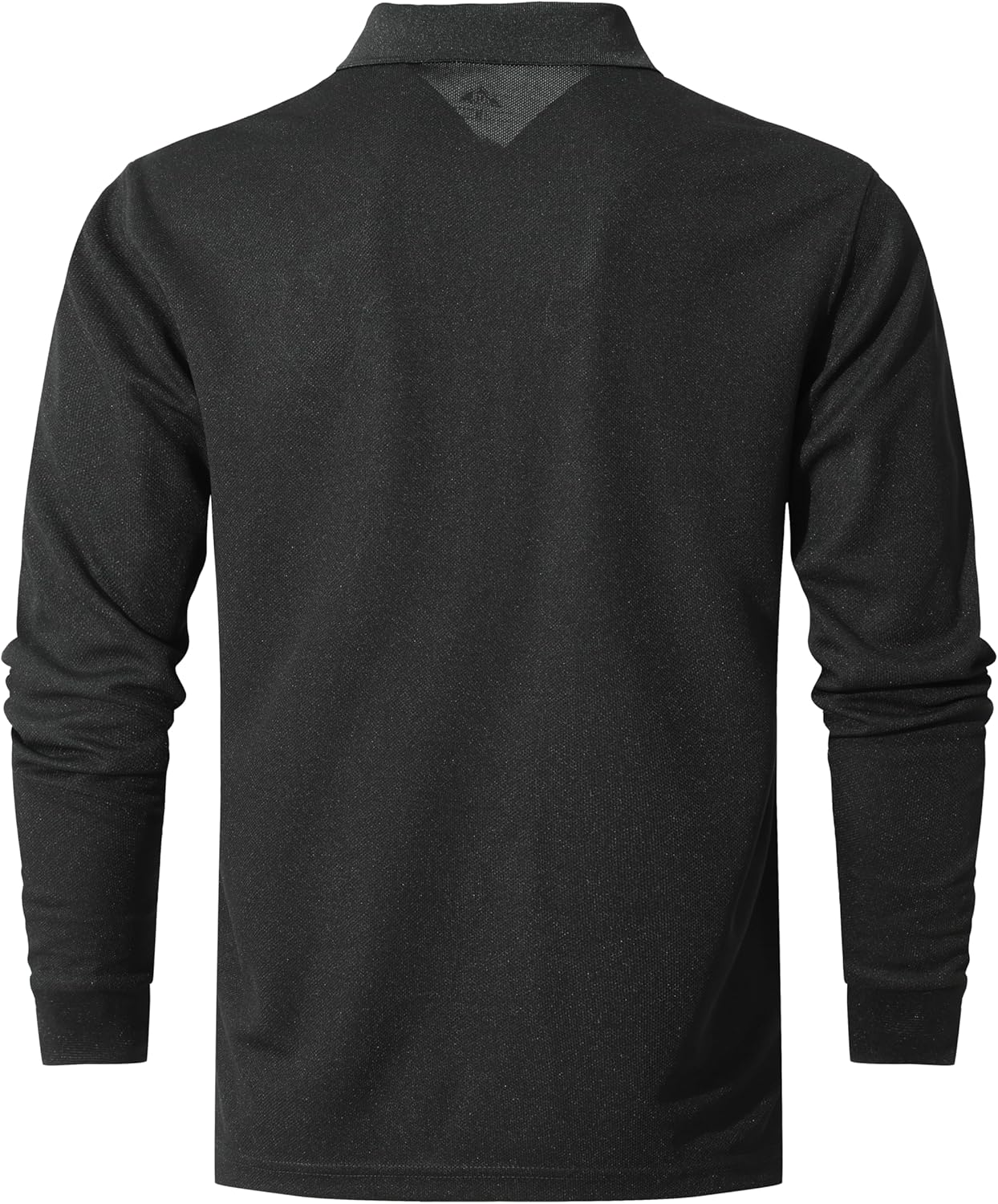 Men's Long Sleeve Polo Shirt Quick-Dry Performance Tactical Golf Shirts Regular-fit Jersey Tennis Shirt