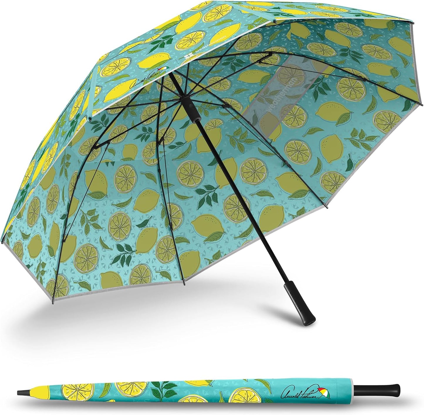 Weatherman Umbrella - Golf Umbrella - Windproof Sports Umbrella Resists Up to 55 MPH Winds - Available in 2 Sizes and 5 Colors