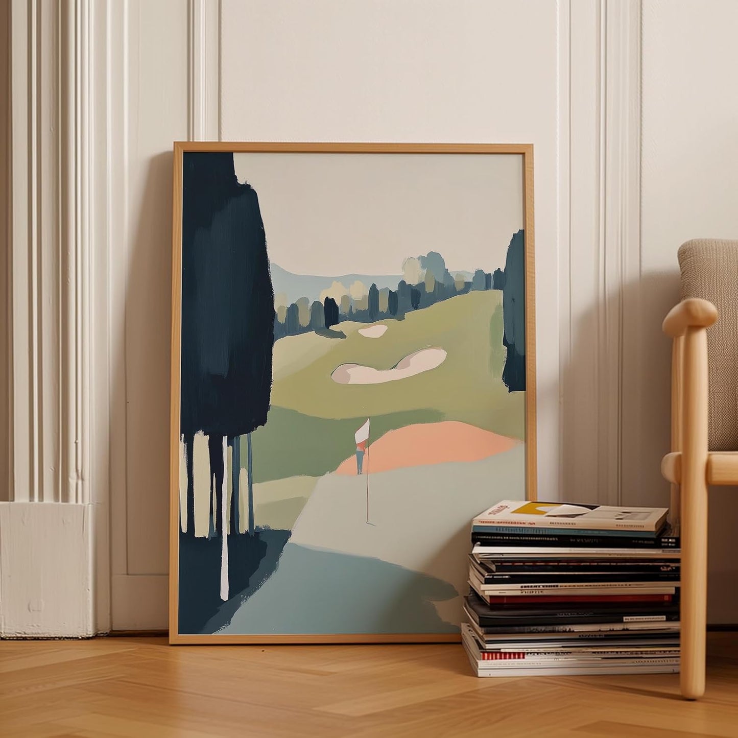 Golf Impressionist Art Print Posters - Premium Giclee Fine Art Prints - Sporty and Sophisticated Home Decor Posters, Golfer Art Prints for Home and Office Decor - Vintage Aesthetic, Ready to Frame