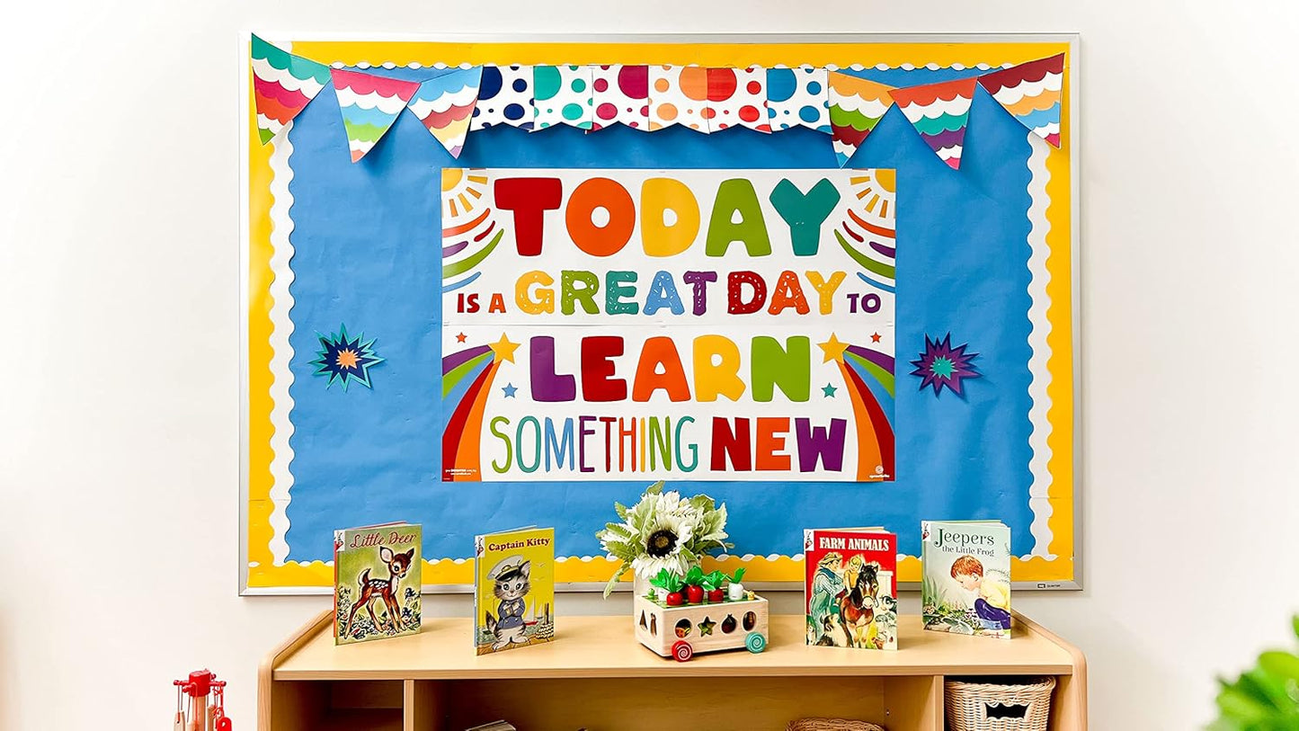 Sproutbrite Classroom Decorations - Banner Posters for Teachers - Bulletin Board and Wall Decor for Pre School, Elementary and Middle School