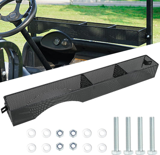 Golf Cart Front Inner Basket Dash Storage Tray Organizer for EZGO RXV 2008-up with One Piece Solid Design, More Sturdy and No Rattles