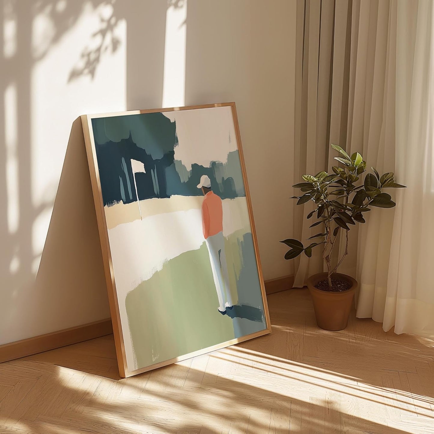 Golf Impressionist Art Print Posters - Premium Giclee Fine Art Prints - Sporty and Sophisticated Home Decor Posters, Golfer Art Prints for Home and Office Decor - Vintage Aesthetic, Ready to Frame