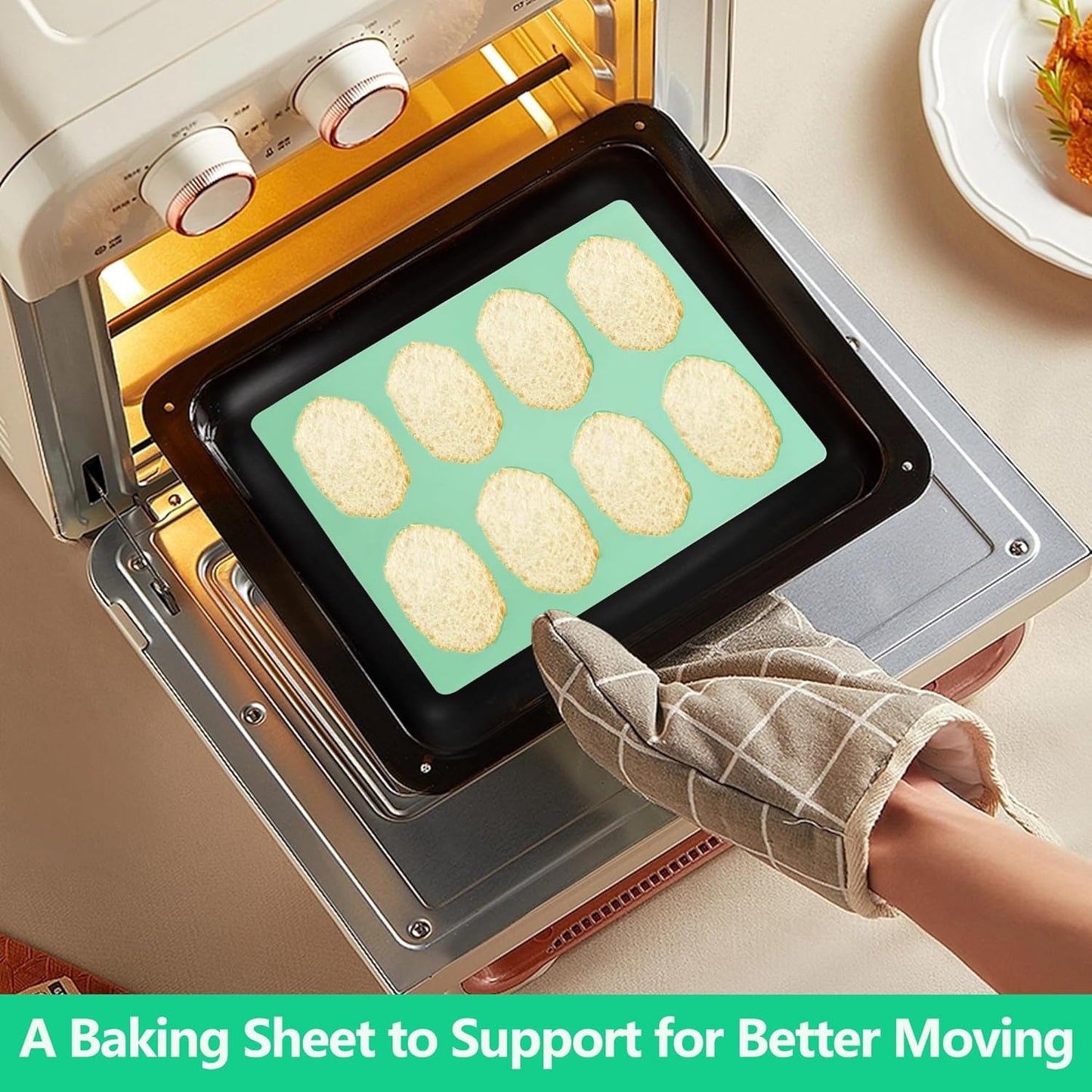 2Pack Football Ice Cube Mold, 8Cavity Silicone Football Mold Ice Cube Molds Fun Shapes, 3D Silicone Football Mold for Cake Pops,Cake Decoration, Chocolate,Ice Cube