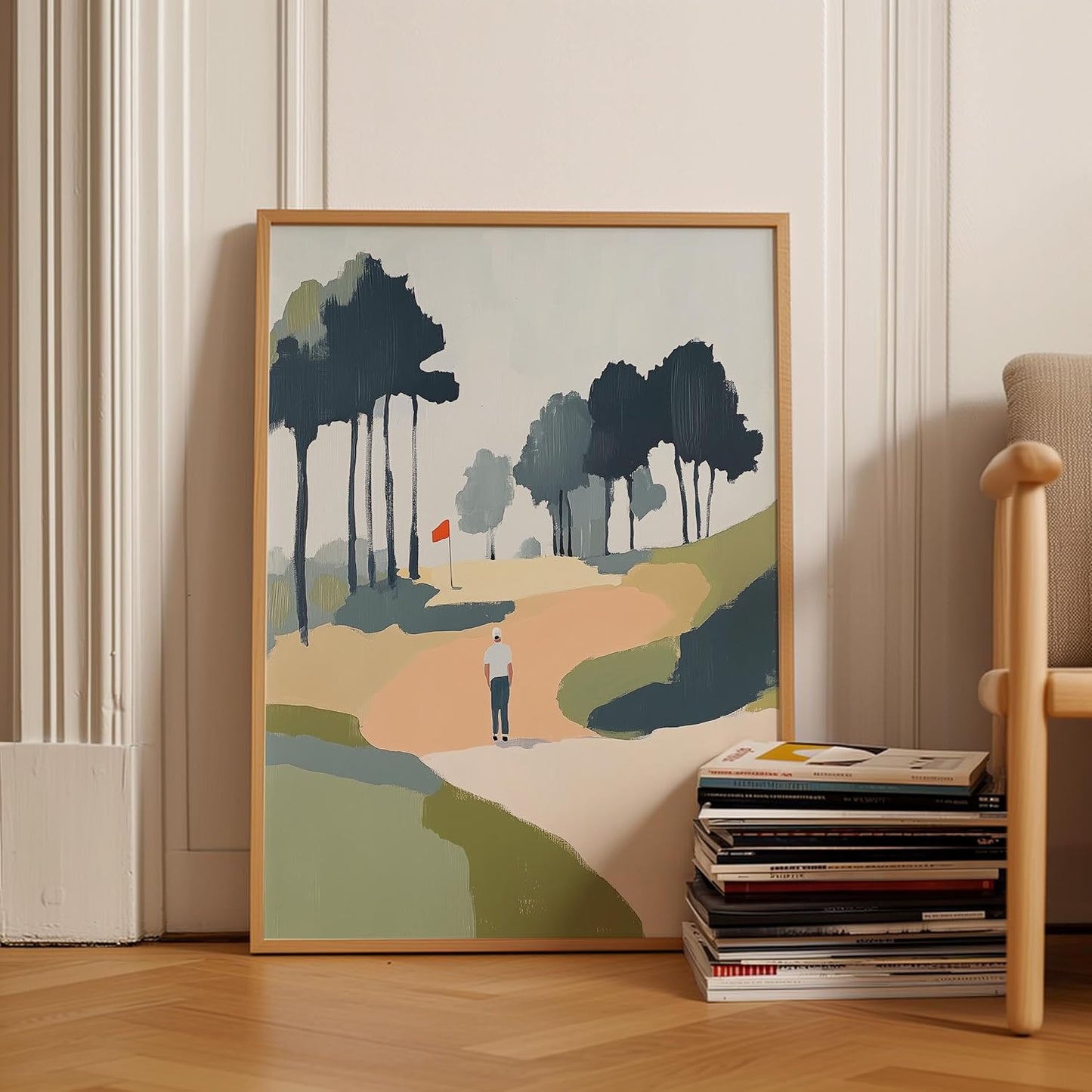 Golf Impressionist Art Print Posters - Premium Giclee Fine Art Prints - Sporty and Sophisticated Home Decor Posters, Golfer Art Prints for Home and Office Decor - Vintage Aesthetic, Ready to Frame