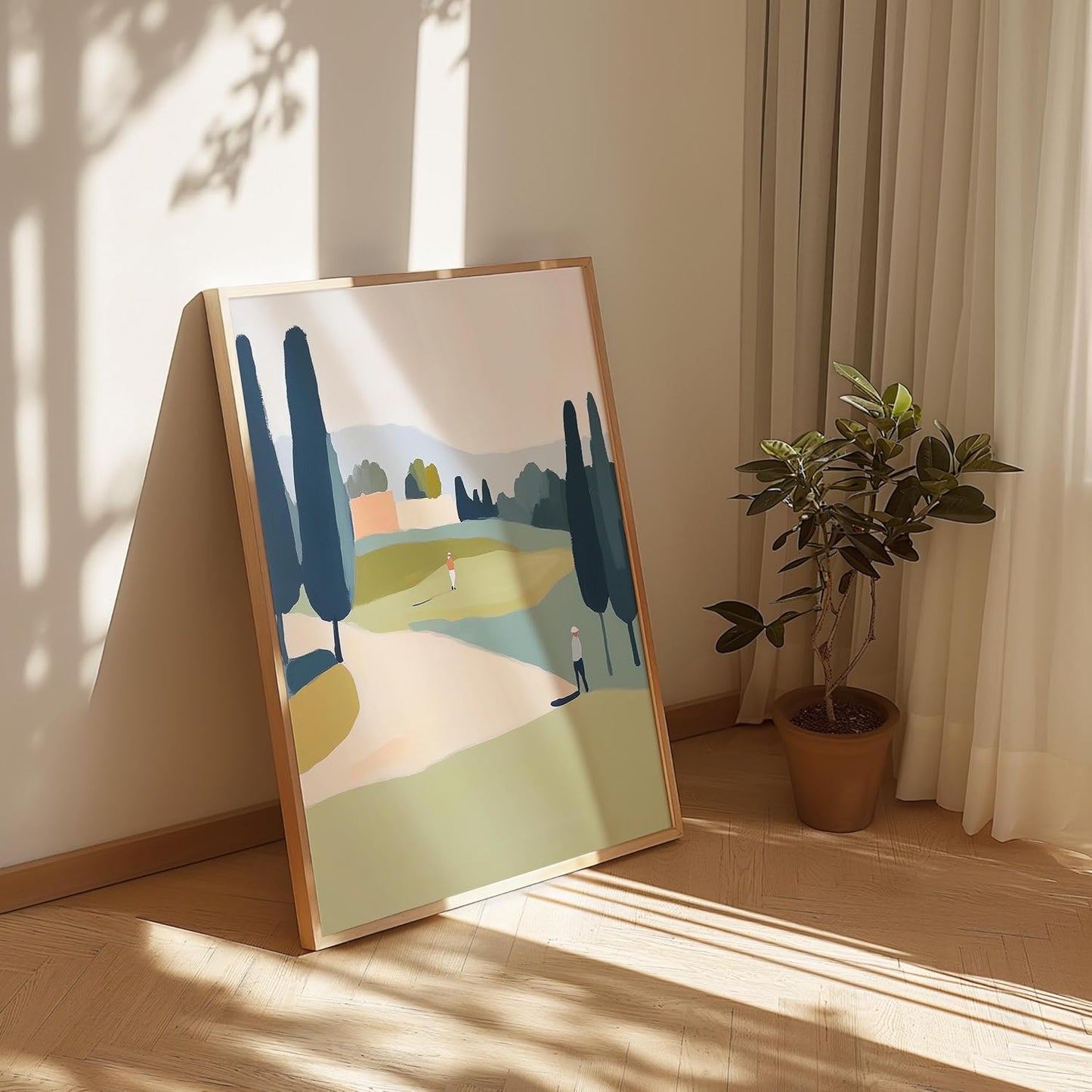 Golf Impressionist Art Print Posters - Premium Giclee Fine Art Prints - Sporty and Sophisticated Home Decor Posters, Golfer Art Prints for Home and Office Decor - Vintage Aesthetic, Ready to Frame