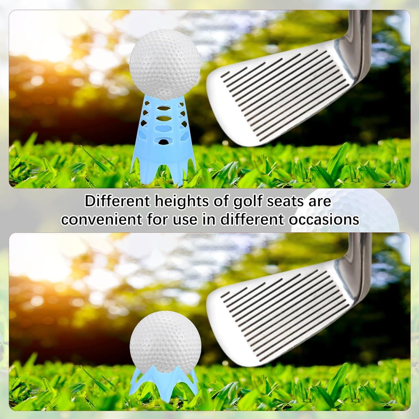 Golf Simulator Tees - Plastic Golf Tees Use for Home & Outdoor & Indoor Driving Range & Winter Turf