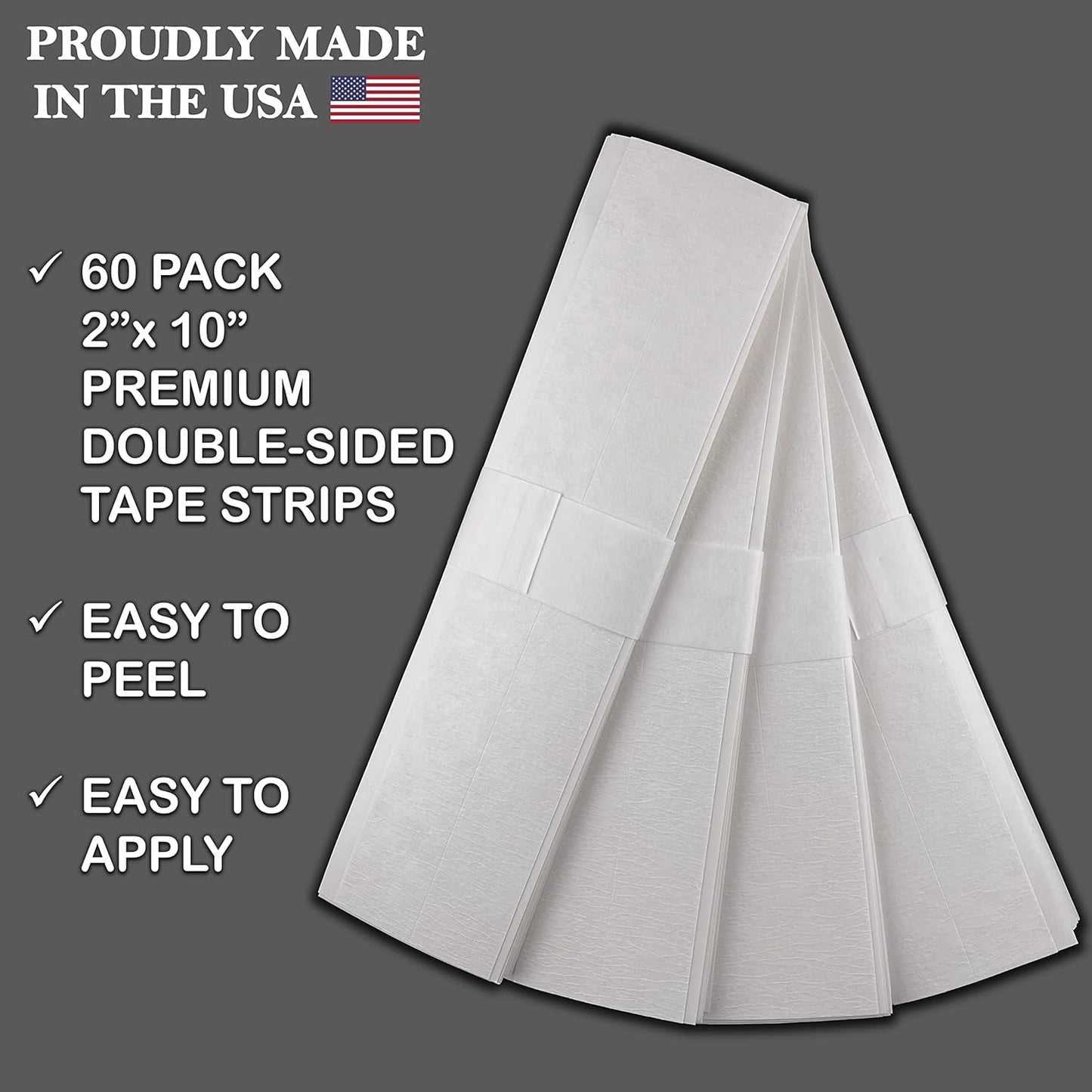 Brampton Premium Golf Grip Tape - 2" x 10" Solvent Activated Adhesive Strips for Golf Club Regripping