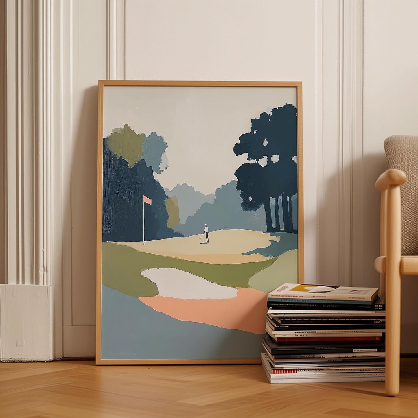 Golf Impressionist Art Print Posters - Premium Giclee Fine Art Prints - Sporty and Sophisticated Home Decor Posters, Golfer Art Prints for Home and Office Decor - Vintage Aesthetic, Ready to Frame