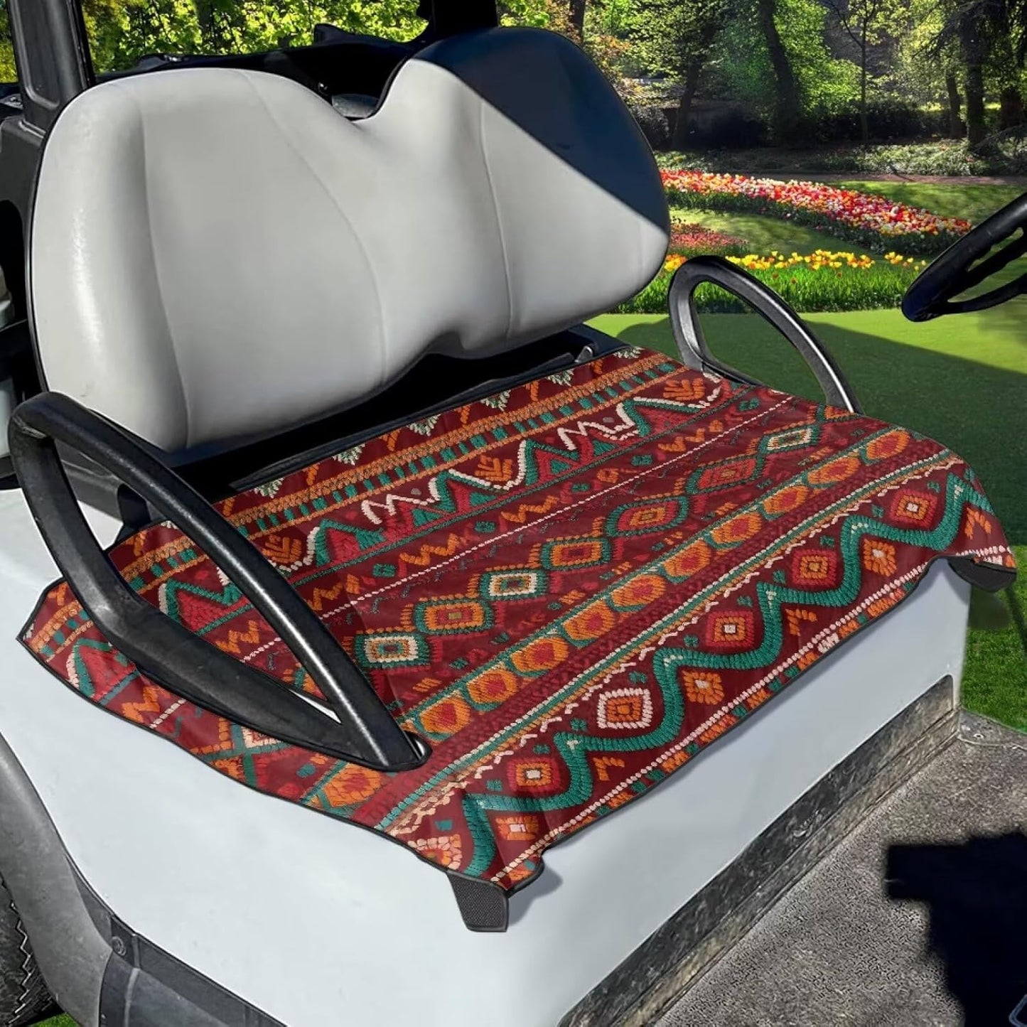 Golf Cart Accessories Anti-hot Golf Cart 50 X 30.9 Inches Seat Cushion Golf Seat Cushion Cover Towel Blanket Fits for Golf Club Cars