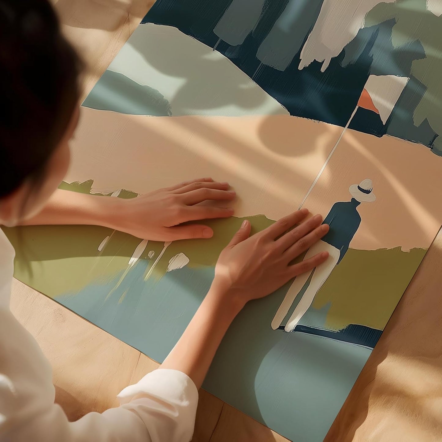 Golf Impressionist Art Print Posters - Premium Giclee Fine Art Prints - Sporty and Sophisticated Home Decor Posters, Golfer Art Prints for Home and Office Decor - Vintage Aesthetic, Ready to Frame