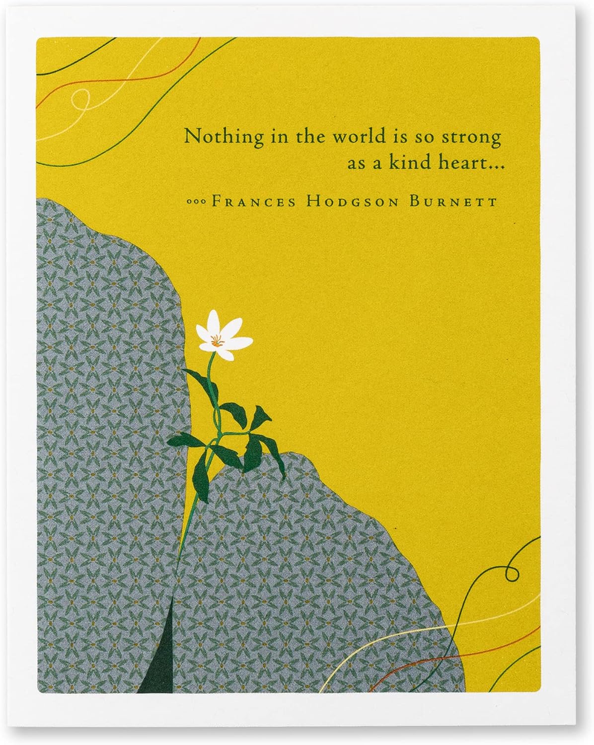 Compendium Positively Green 4-Pack of Thank You Cards – Blooms (Four Different Designs, One Card Each, with Envelopes)