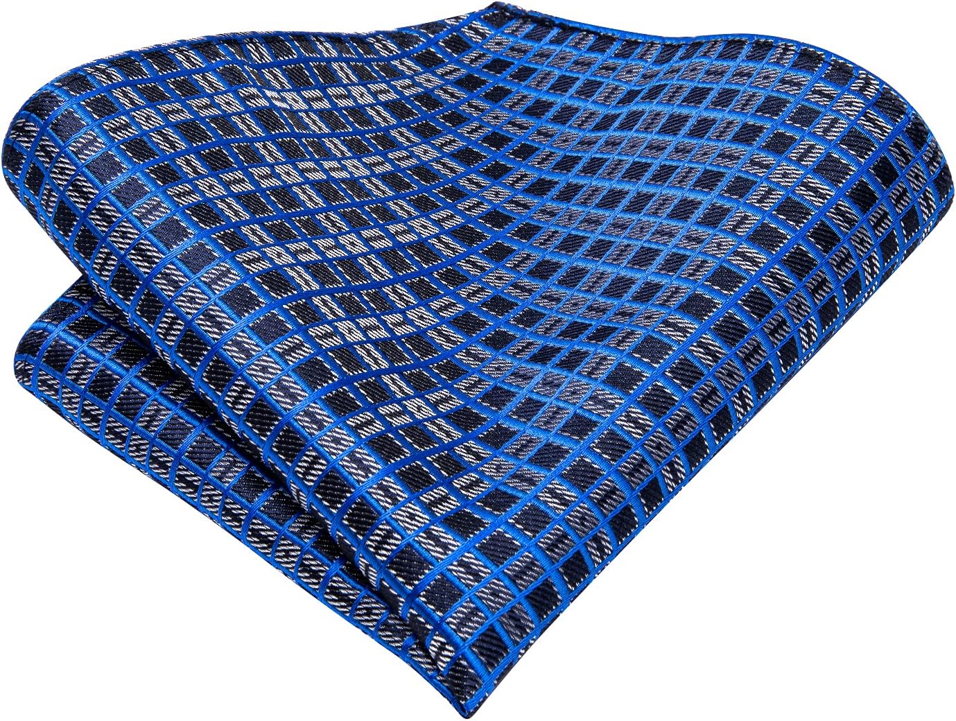 Hi-Tie Men 63inches Tie Set Extra Long Necktie Paisley Tie Pocket Suqare Cufflinks Big and Tall Men Tie