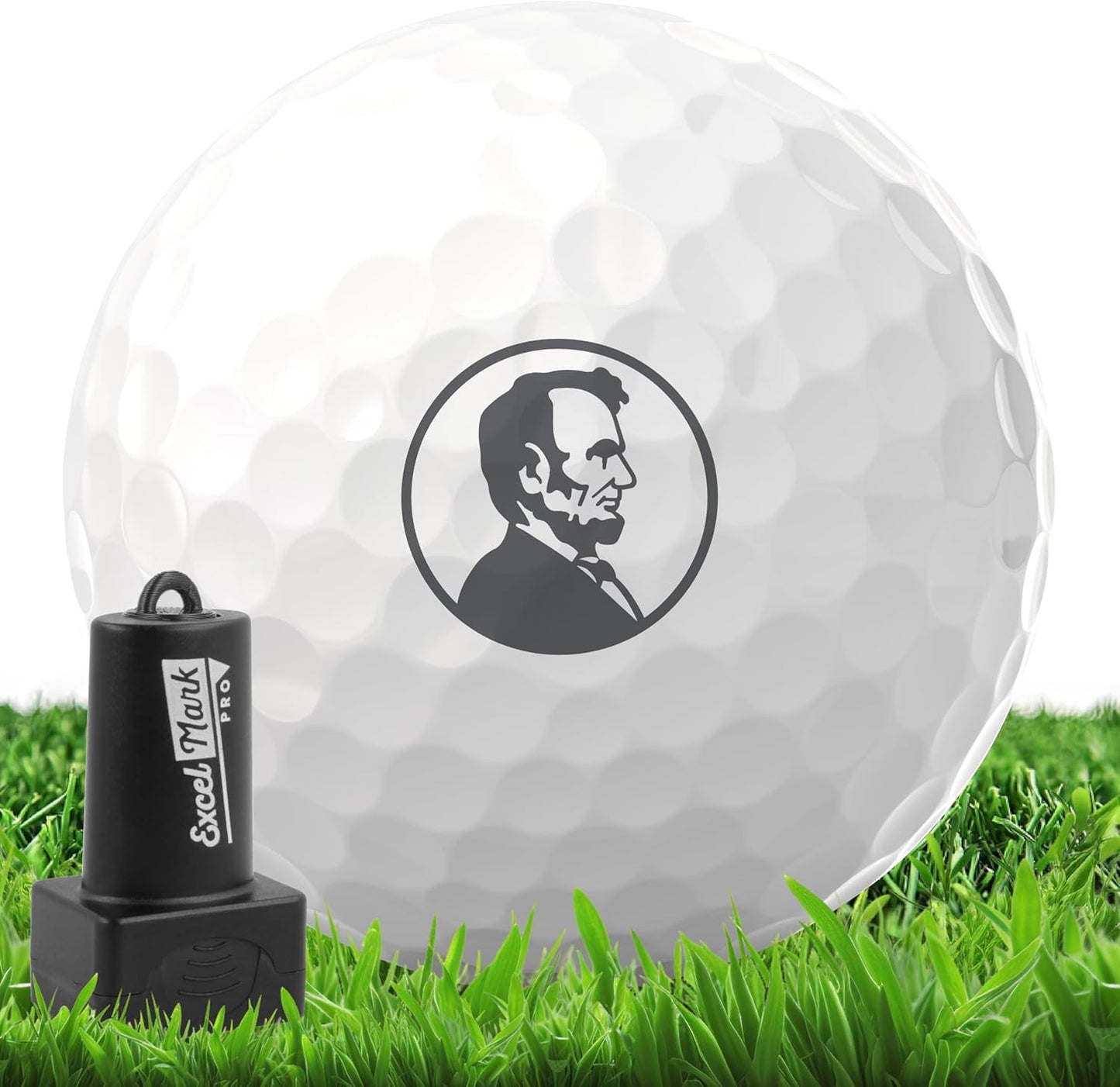 ExcelMark Pro Golf Ball Stamp - Easy Ball Identification - Choose from 25+ Styles and 4 Colors!