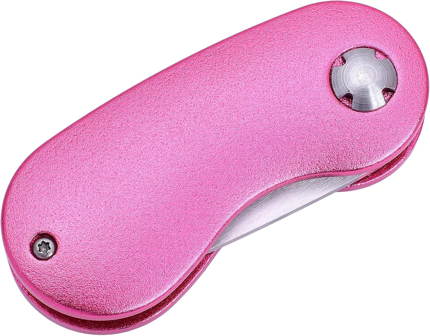 Mile High Life Golf Divot Repair Tool, All Metal Foldable Divot Tool with Pop-up Button & Magnetic Ball Marker