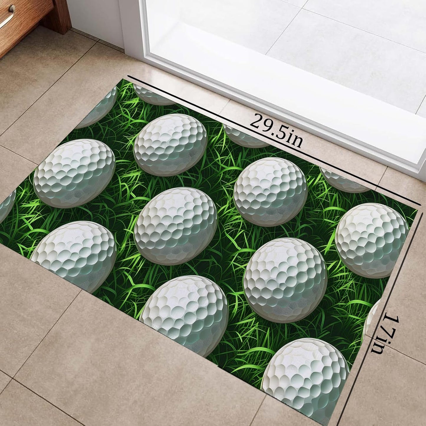 Golf Indoor Door Mat,Front Door Mat Outside Entrance,17x29.5 in,Non-Woven Fabrics Non Slip Floor Doormat,Welcome Mats Entryway Rug Doormats for Kitchen Bedroom Living Room Decor Gifts