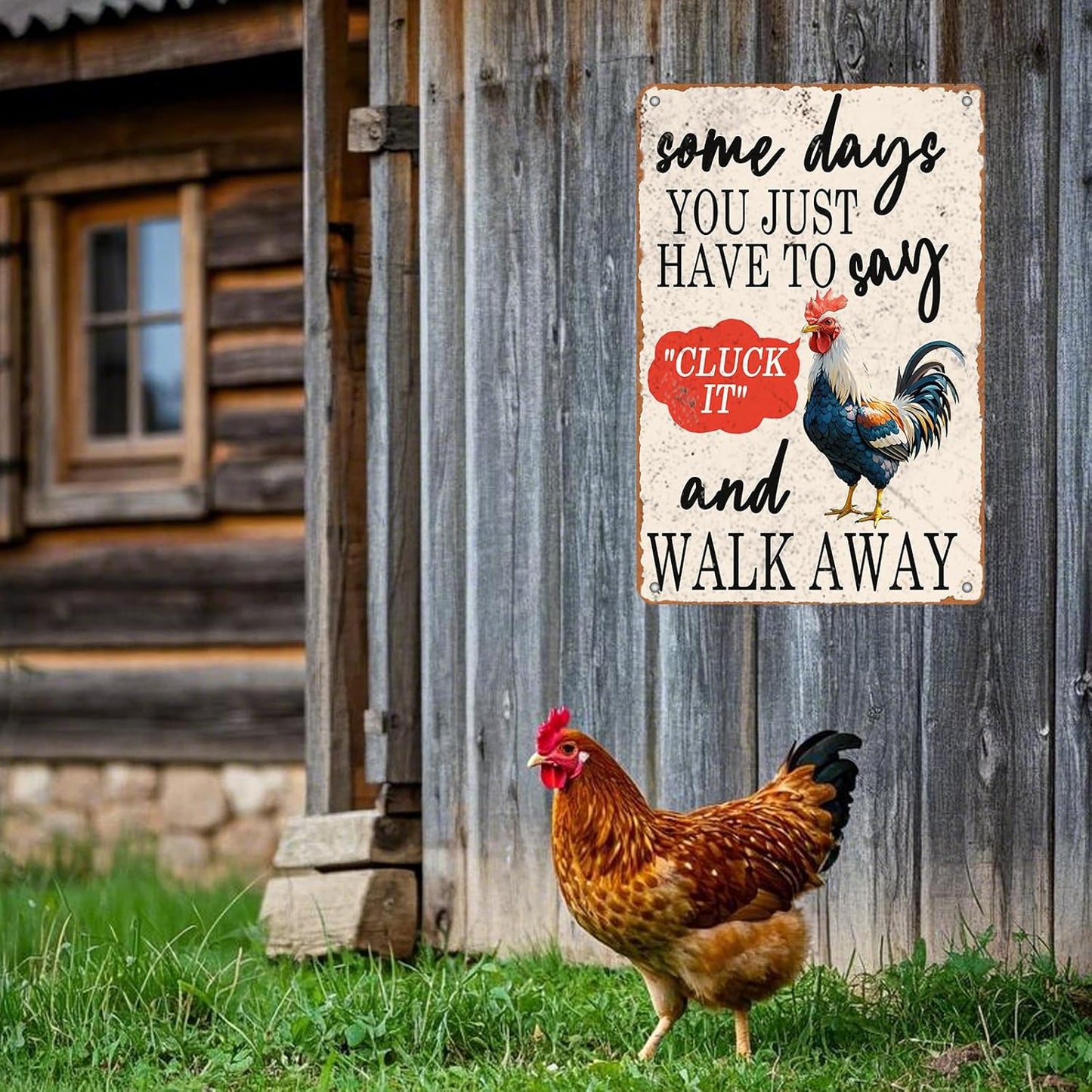 Chicken Rules Metal Tin Sign Chicken Coop Rules Iron Sign Home Decor Garage Bar Restaurant Wall Decor 12x8 Inch Funny Farm Plaque
