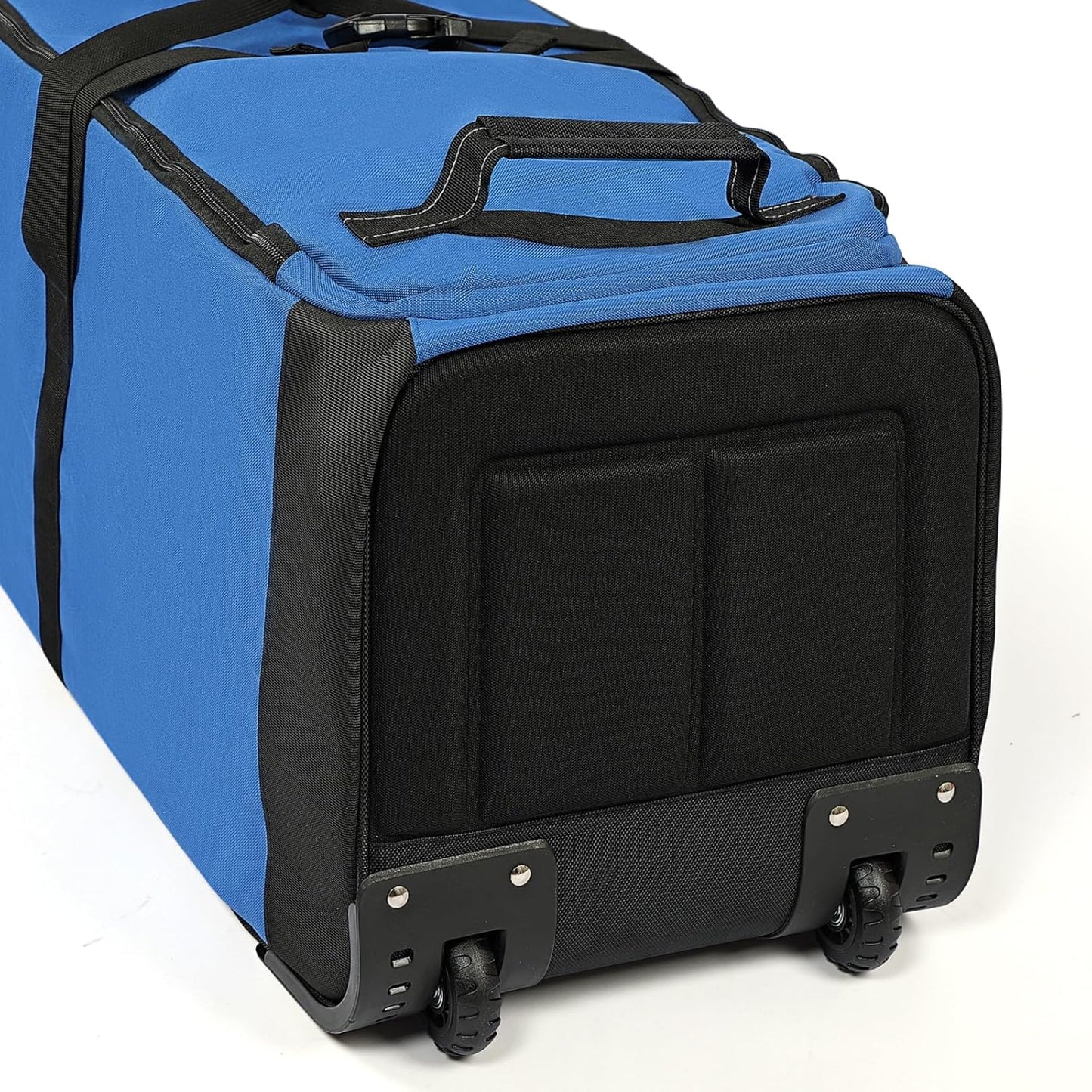 ZEEMO Golf Travel Bag, Full-Open Protective & Wheeled Airline-Approved Case for Clubs, Cart&StandBag, Soft-Sided Waterproof Cover Made of Heavy Duty Oxford