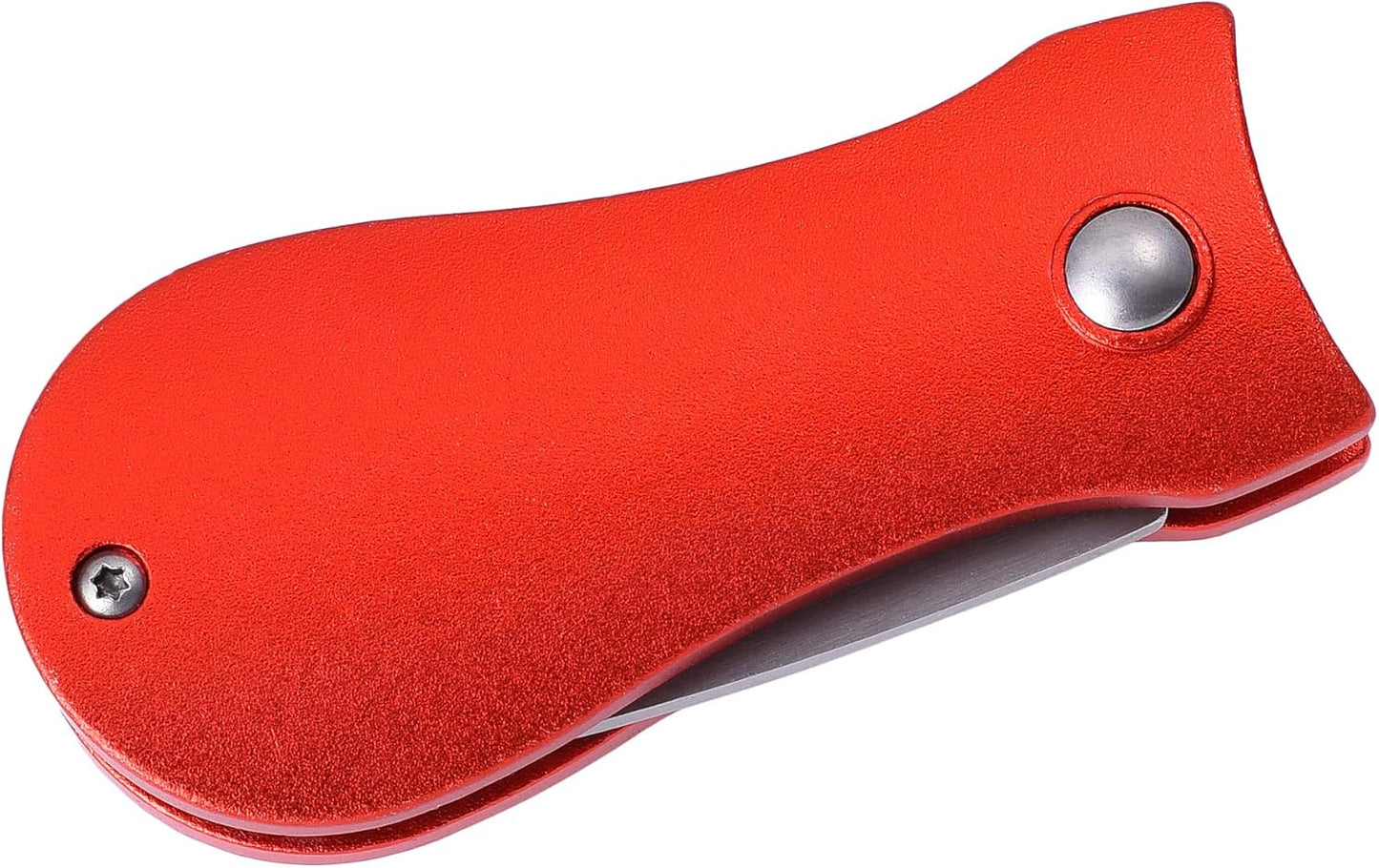 Mile High Life Golf Divot Repair Tool, All Metal Foldable Divot Tool with Pop-up Button & Magnetic Ball Marker