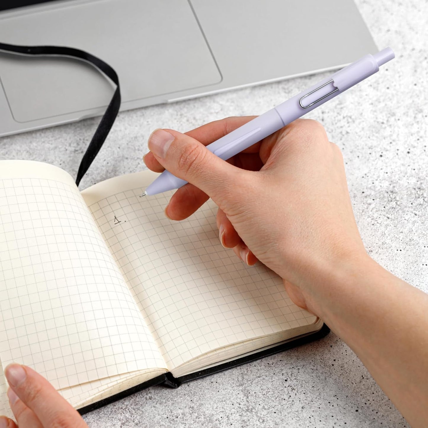 0.5mm Gel Pens Black Ink Pen Gel Retractable Cute Pens for Smooth Writing School Office Supplies (12-count)