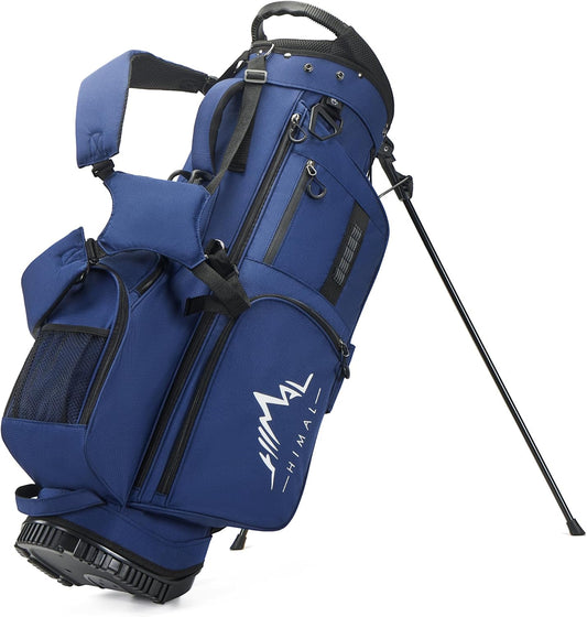 Golf Stand Bag with 7 Way Top Dividers, Lightweight Golf Bags for Men Women with Multiple Pockets, Dual Straps