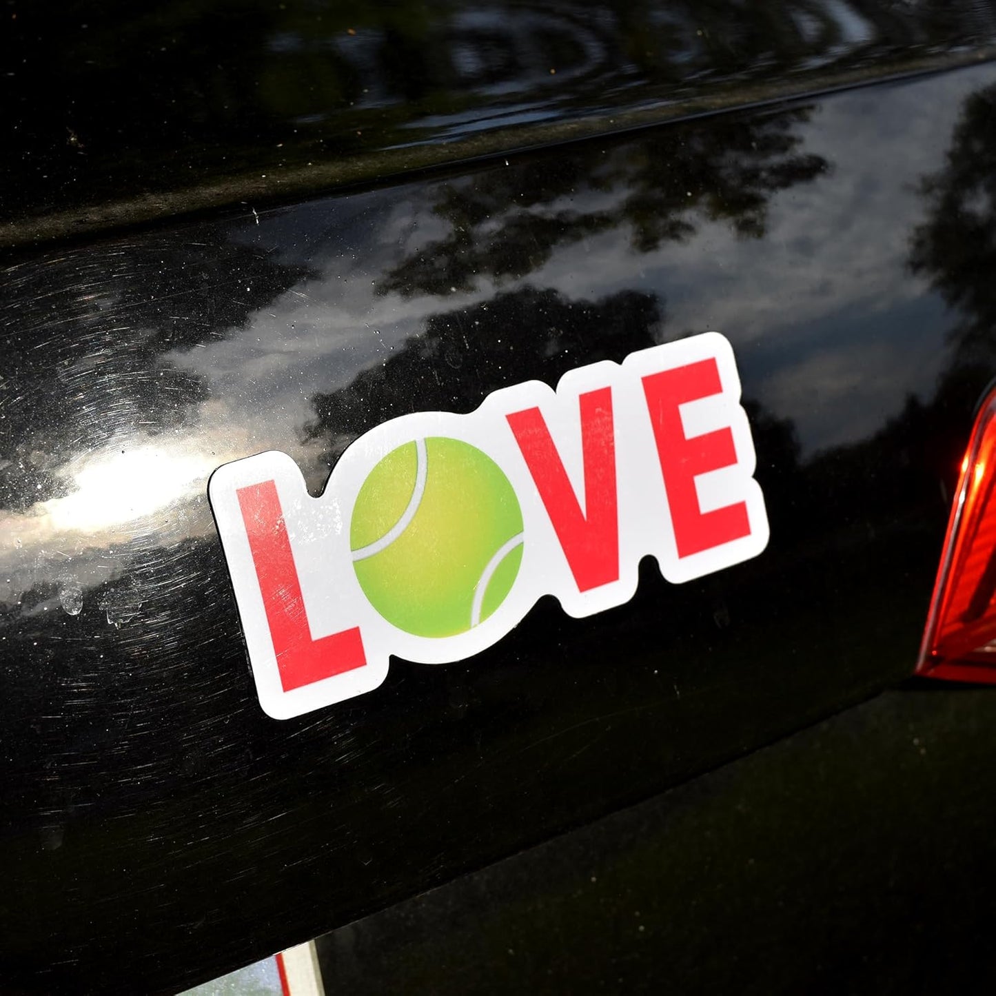 Tennis, Pickleball & Golf Decorative Magnets – Fun Sport-Themed Fridge Magnets, Locker Magnets, Car Magnets, Office Décor – Tennis Ball, Pickleball, Golf Ball & Heart Designs (Tennis Love)