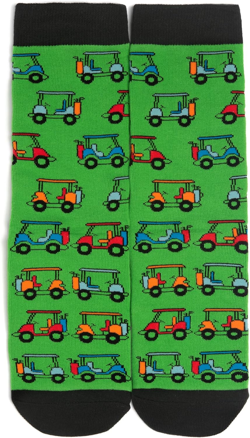 Lavley Funny Golf Socks - Fun gift for golfers - Unisex one size fits most - Great for birthdays or stocking stuffers