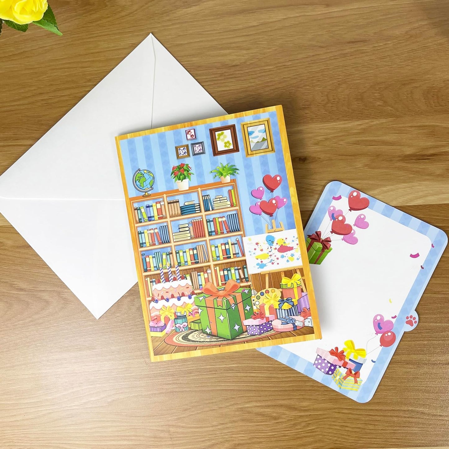 3D Black Cat Popup Card - Handmade Cat Lover Paper Art for Birthday, Anniversary, Halloween, Christmas - Unique Greeting Card Gift for Him, Her, Cat Owners, Friends, Black Cat Fans