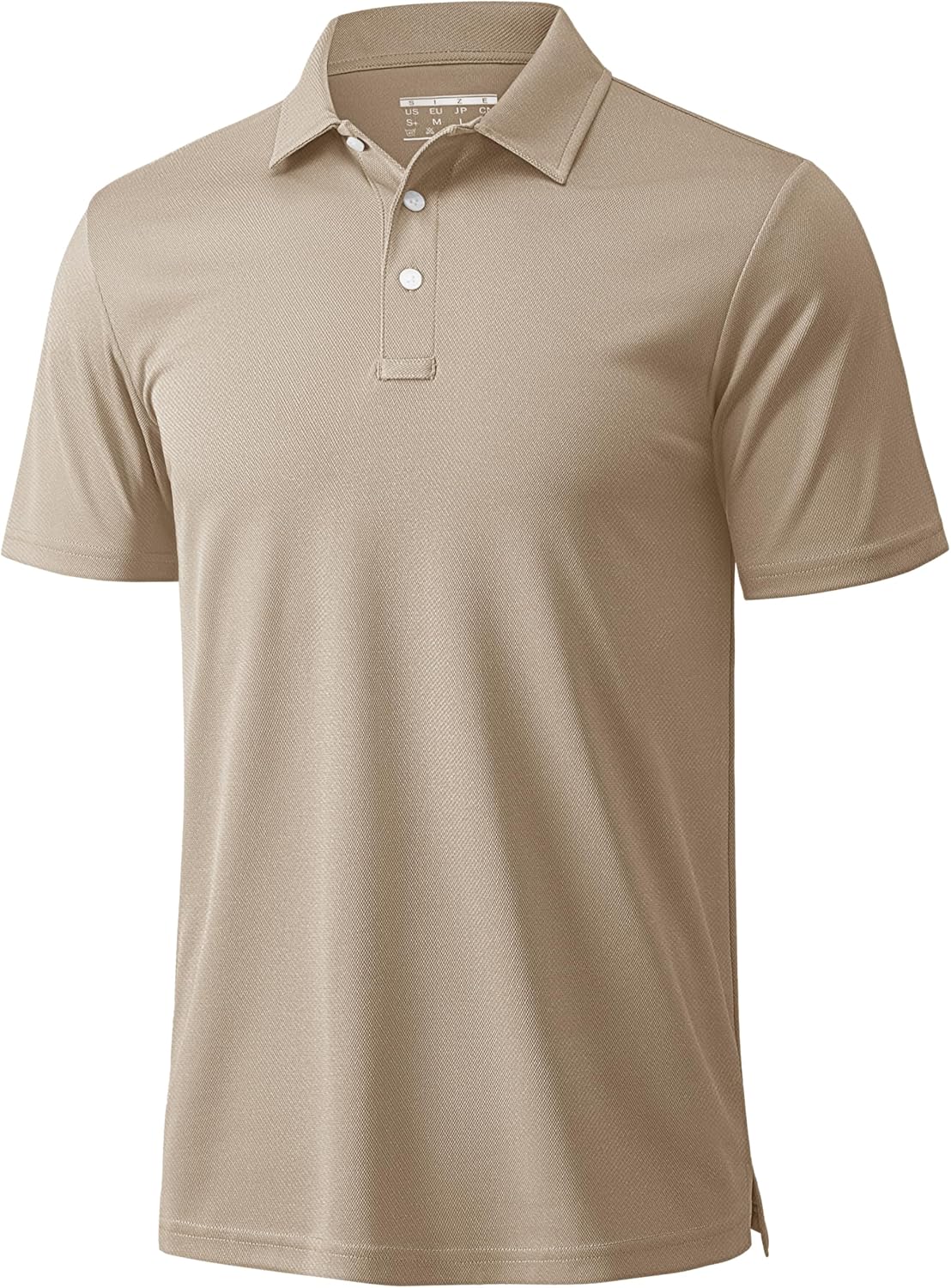 MAGCOMSEN Men's Polo Shirts 3 Buttons Casual Work T Shirts Quick Dry Short Sleeve Golf Shirt Pique Jersey Outdoor Performance