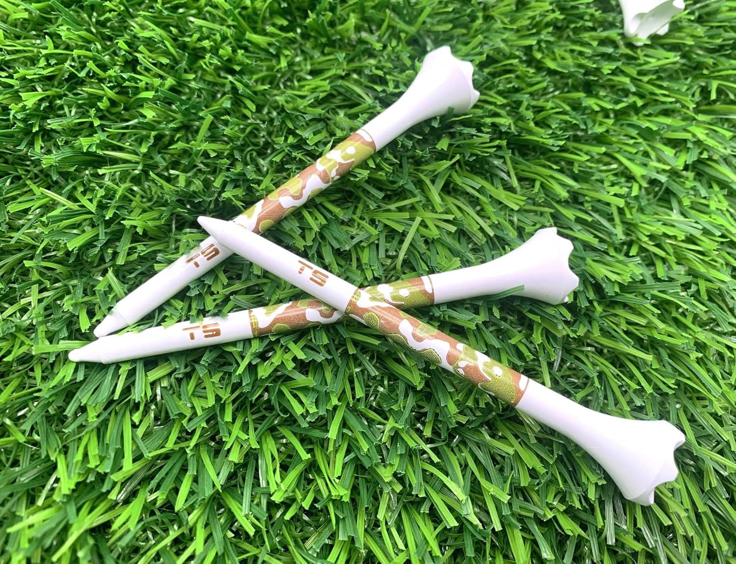 TRUESTRIKE Premium USA Golf Tees – 3¼" or 2¾" Durable Plastic Performance Tees (100 Pack) – Made in USA – Bulk Value Pack