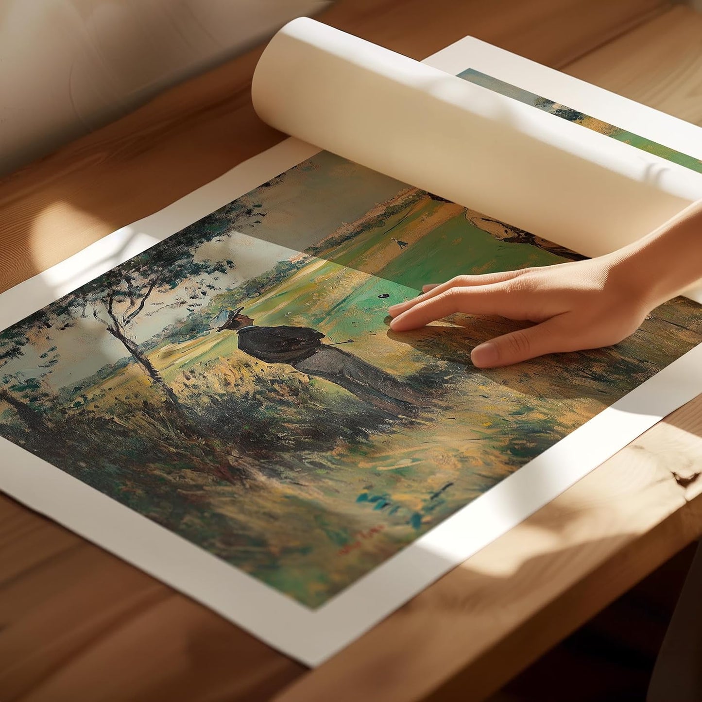 Vintage Golf Course Premium Giclee Fine Art Prints - Antique Style Golf Course Painting Posters, Golf Wall Art, Aesthetic Golfing Poster for Home Office Decor, Ready to Frame