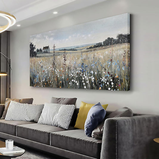 Glvzygy Canvas Wall Art Vintage Decor Artwork Classical Oil Painting Canvas Prints Vintage Landscape Wall Art Suitable for Living Room Bedroom and Office Home Decor Painting 24"x48"