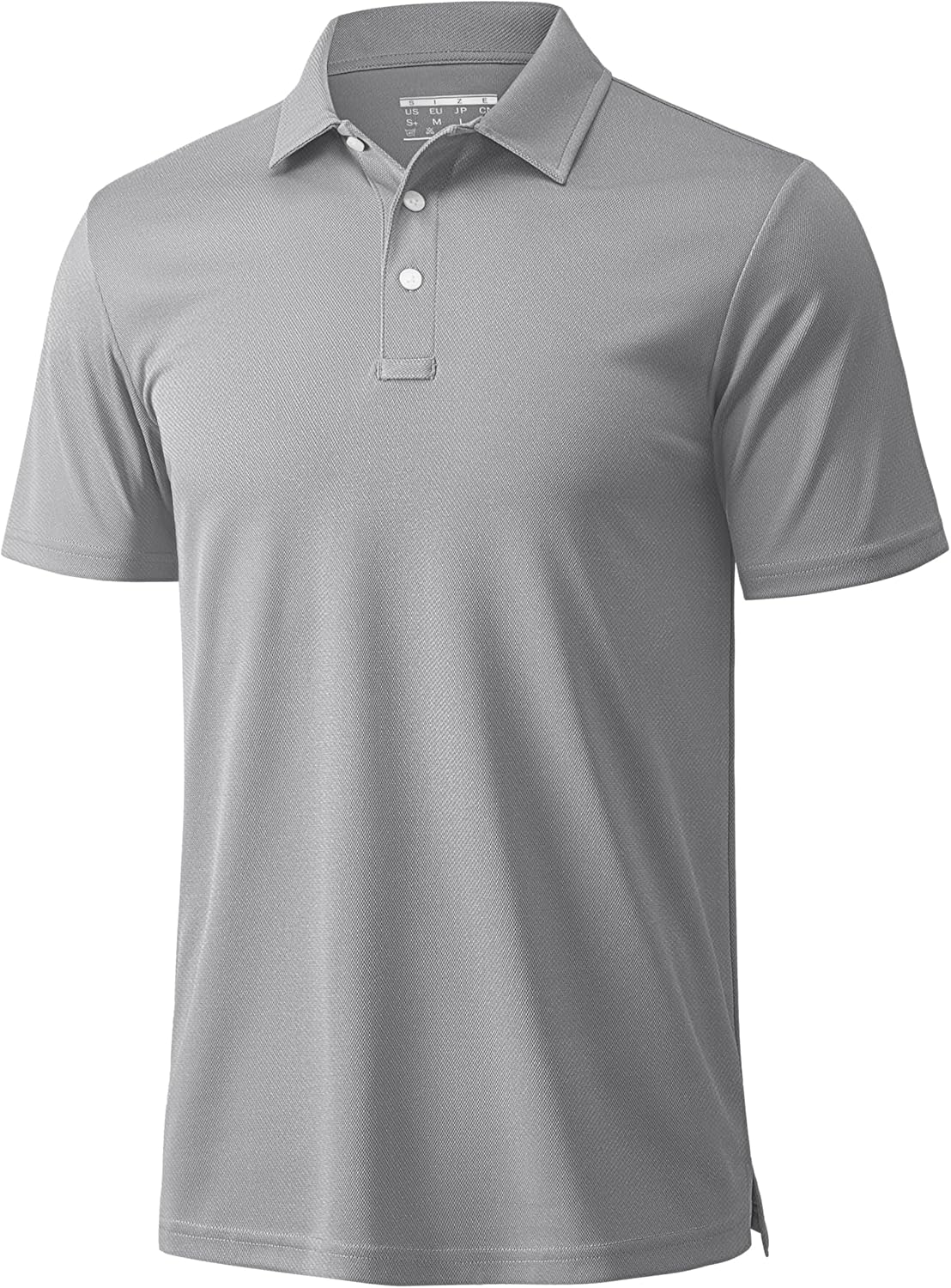 MAGCOMSEN Men's Polo Shirts 3 Buttons Casual Work T Shirts Quick Dry Short Sleeve Golf Shirt Pique Jersey Outdoor Performance